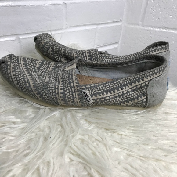 {Toms} Gray patterned Slip On - Picture 5 of 6